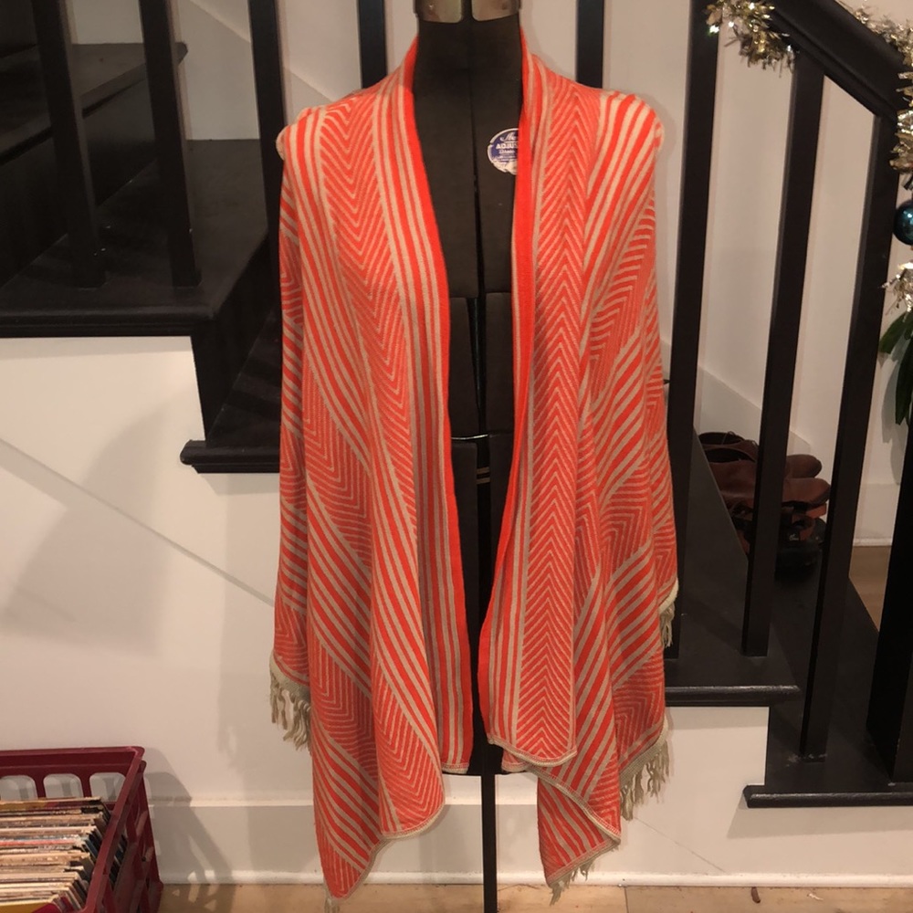 Bright Orange Vest / Poncho
